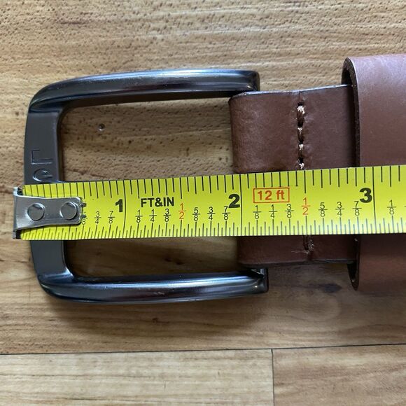 NWOT LEVI’S Men’s Sz 44 Brown 100% Full Grain Bovine Leather Belt Western Work - Picture 12 of 16